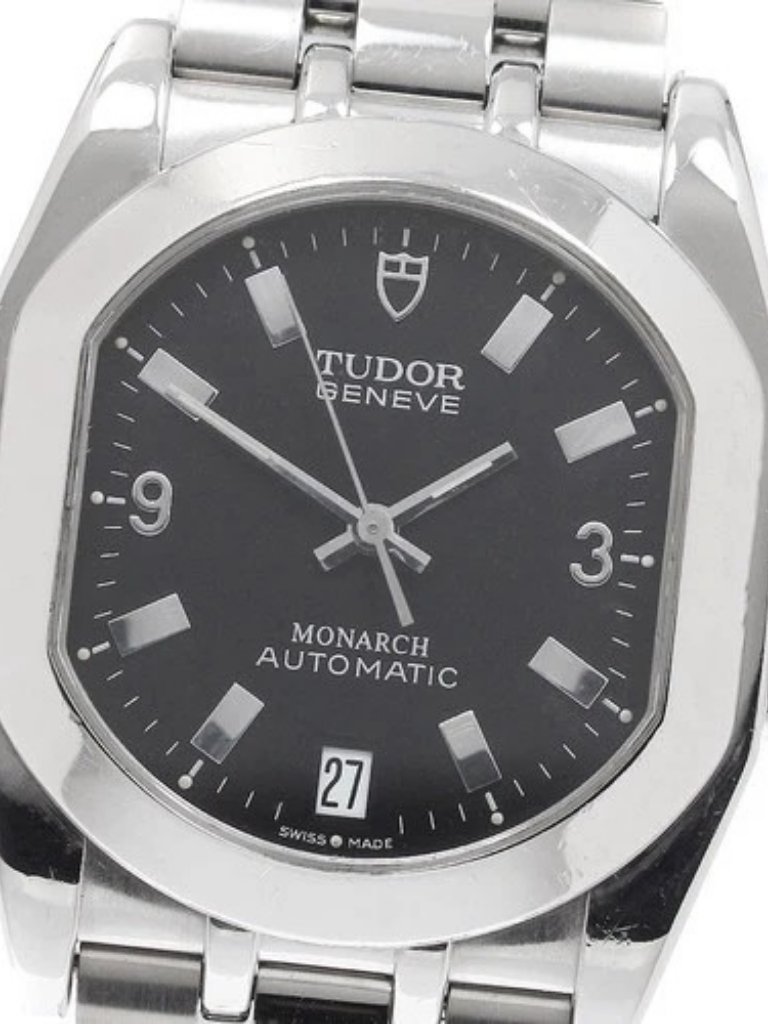 Tudor Monarch 33100 Date Black Dial Automatic Mens Watch957145